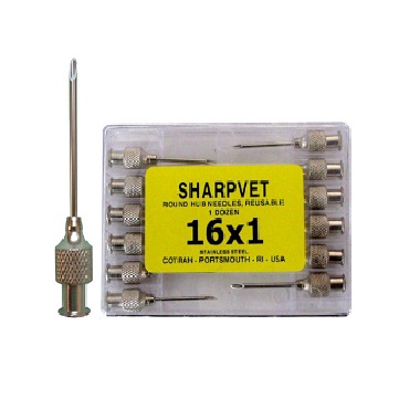 SHARPVET NEEDLE ROUND HUB